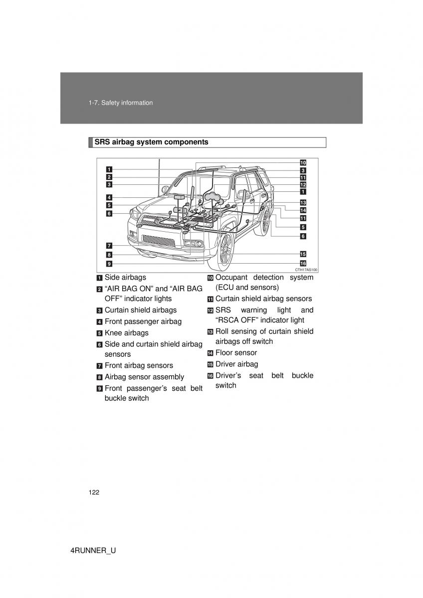 Toyota 4Runner 5 V N280 owners manual / page 92