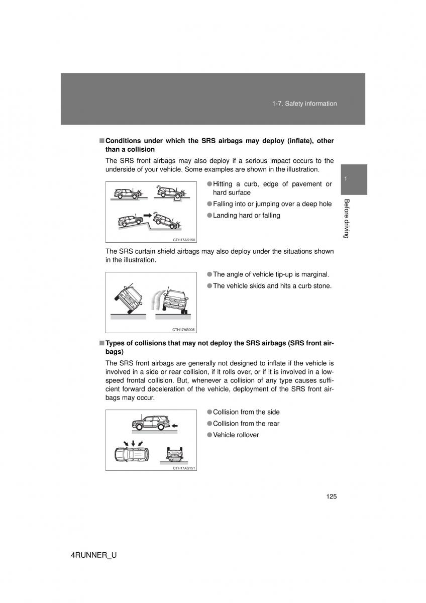 Toyota 4Runner 5 V N280 owners manual / page 95