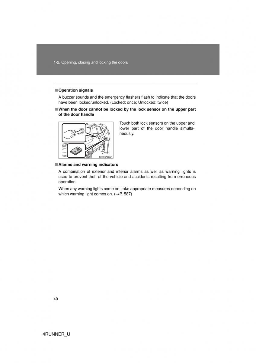 Toyota 4Runner 5 V N280 owners manual / page 10