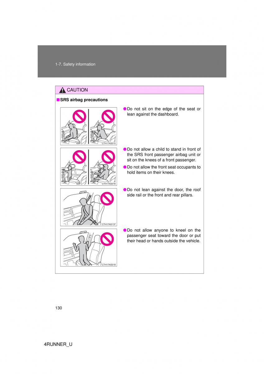 Toyota 4Runner 5 V N280 owners manual / page 100