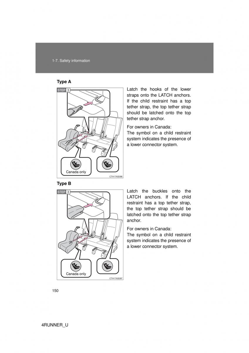 Toyota 4Runner 5 V N280 owners manual / page 120