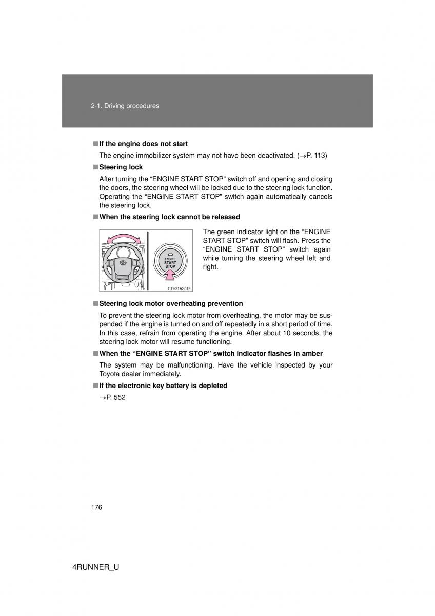 Toyota 4Runner 5 V N280 owners manual / page 145