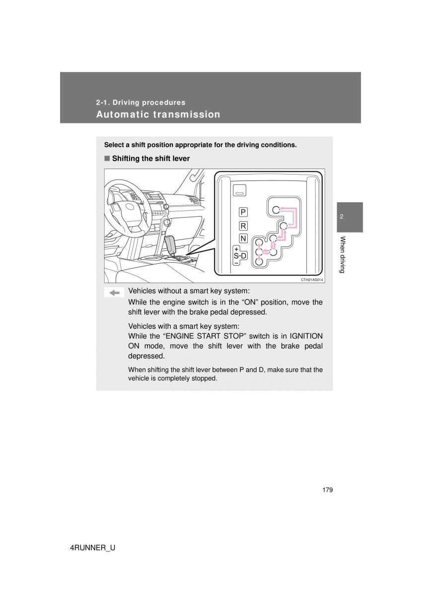 Toyota 4Runner 5 V N280 owners manual / page 148