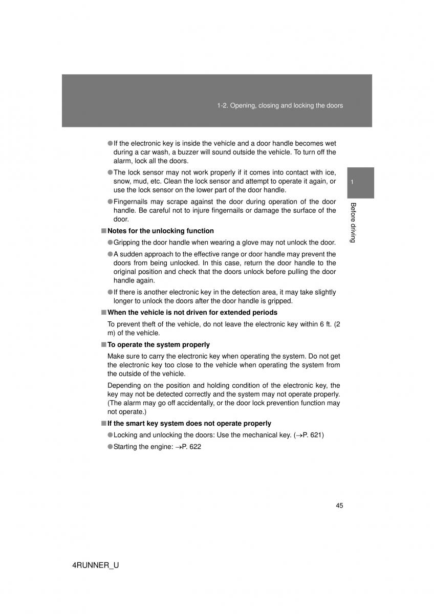 Toyota 4Runner 5 V N280 owners manual / page 15