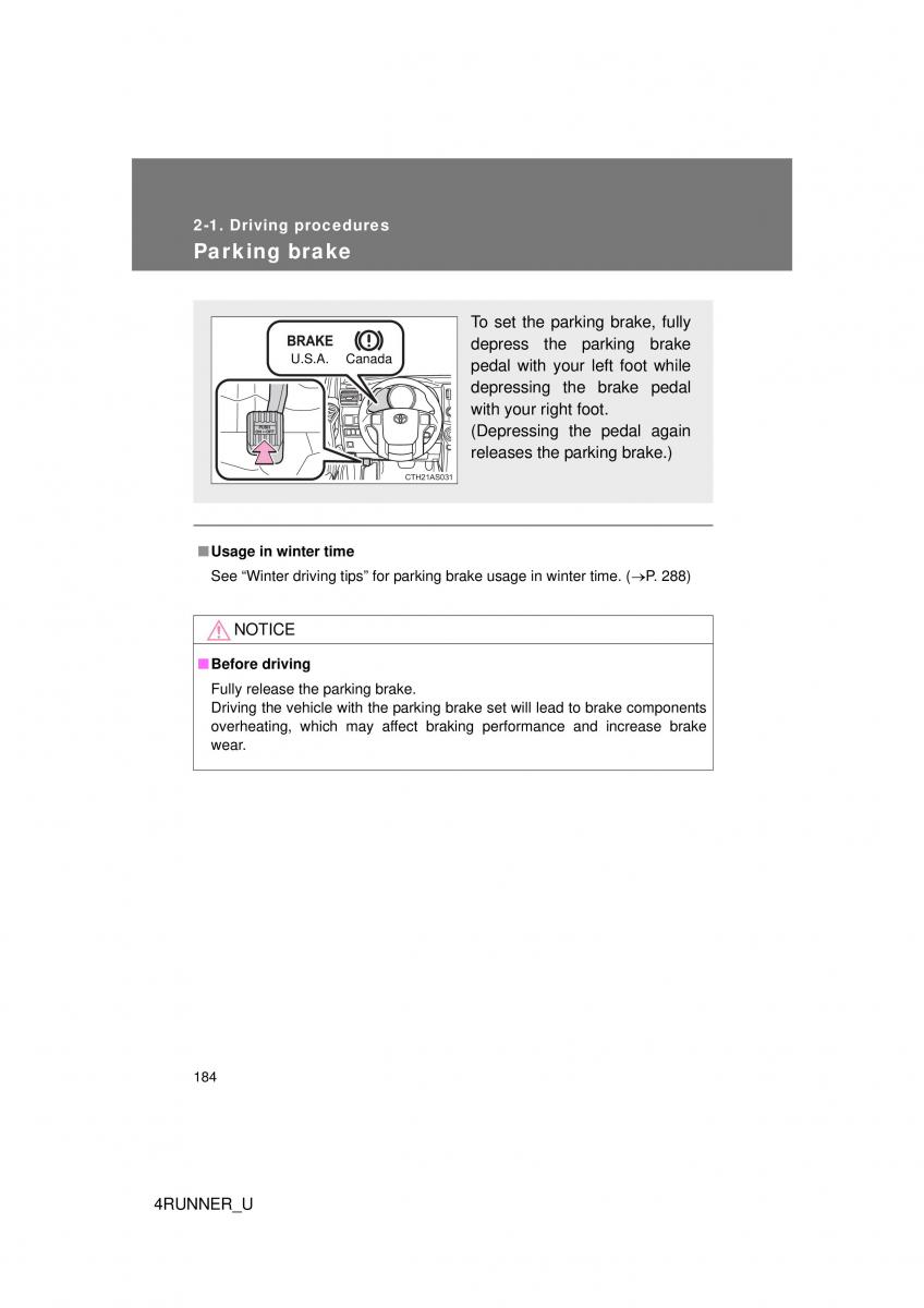 Toyota 4Runner 5 V N280 owners manual / page 153