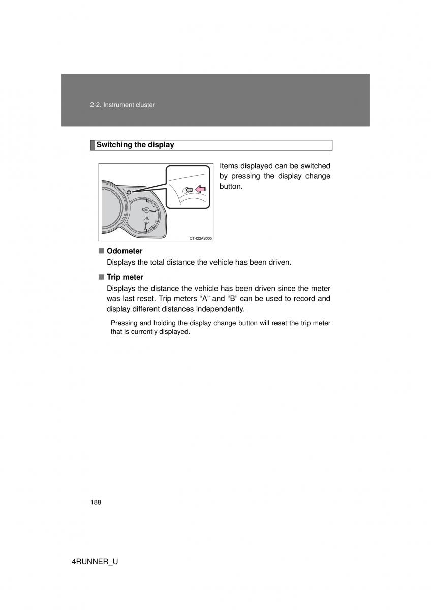 Toyota 4Runner 5 V N280 owners manual / page 157