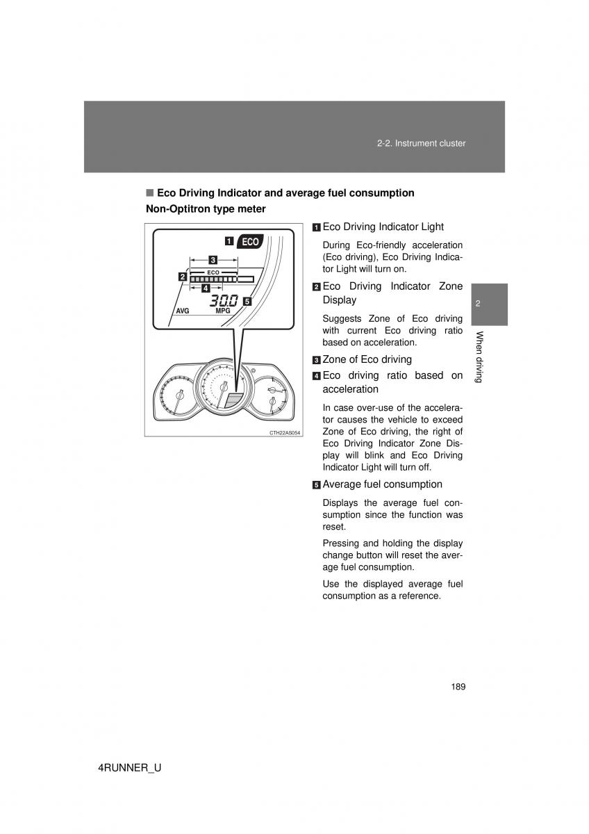 Toyota 4Runner 5 V N280 owners manual / page 158