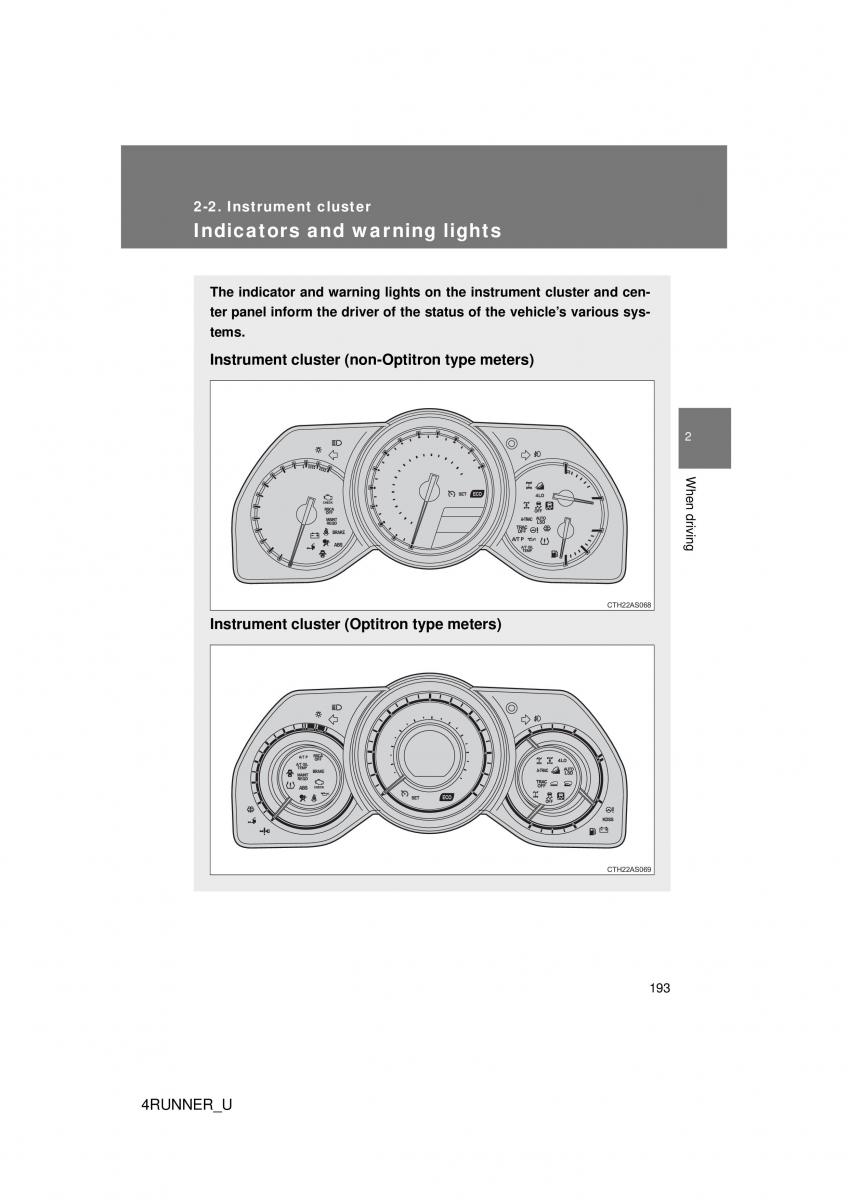 Toyota 4Runner 5 V N280 owners manual / page 162