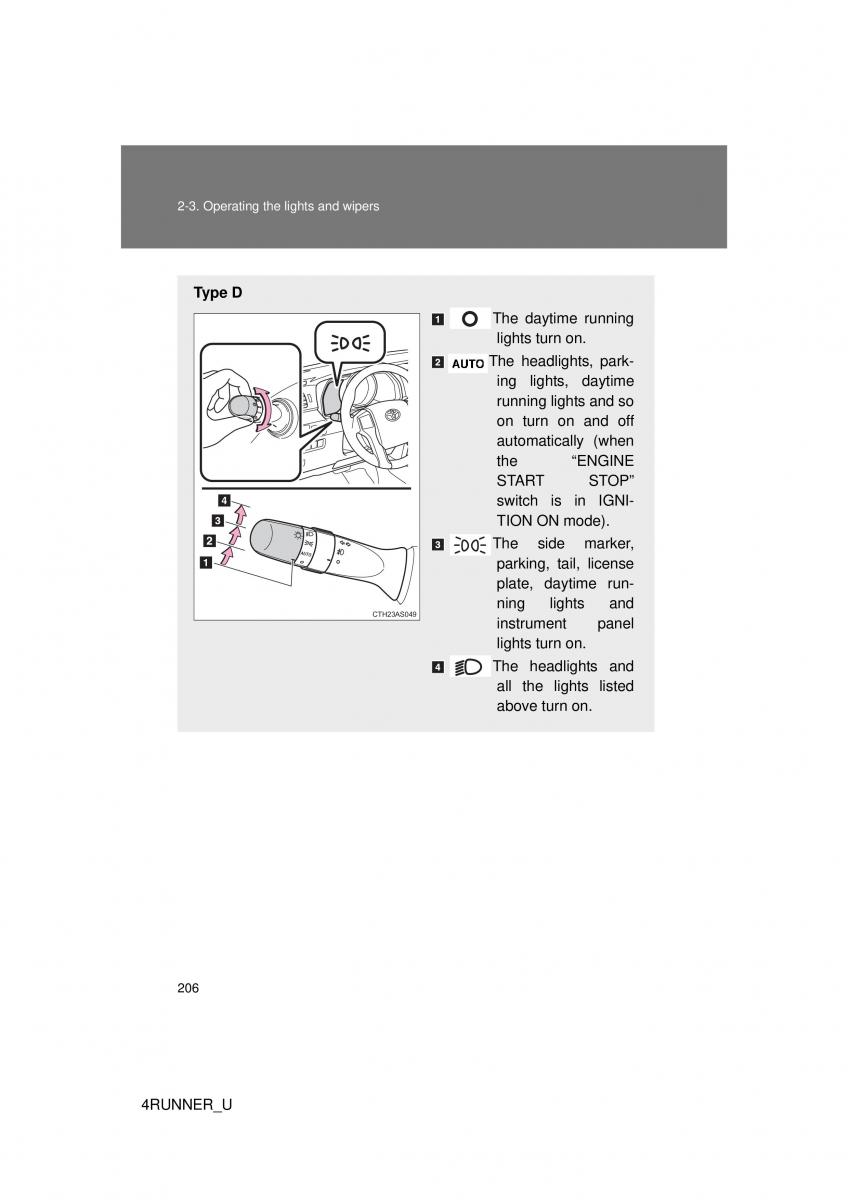 Toyota 4Runner 5 V N280 owners manual / page 175