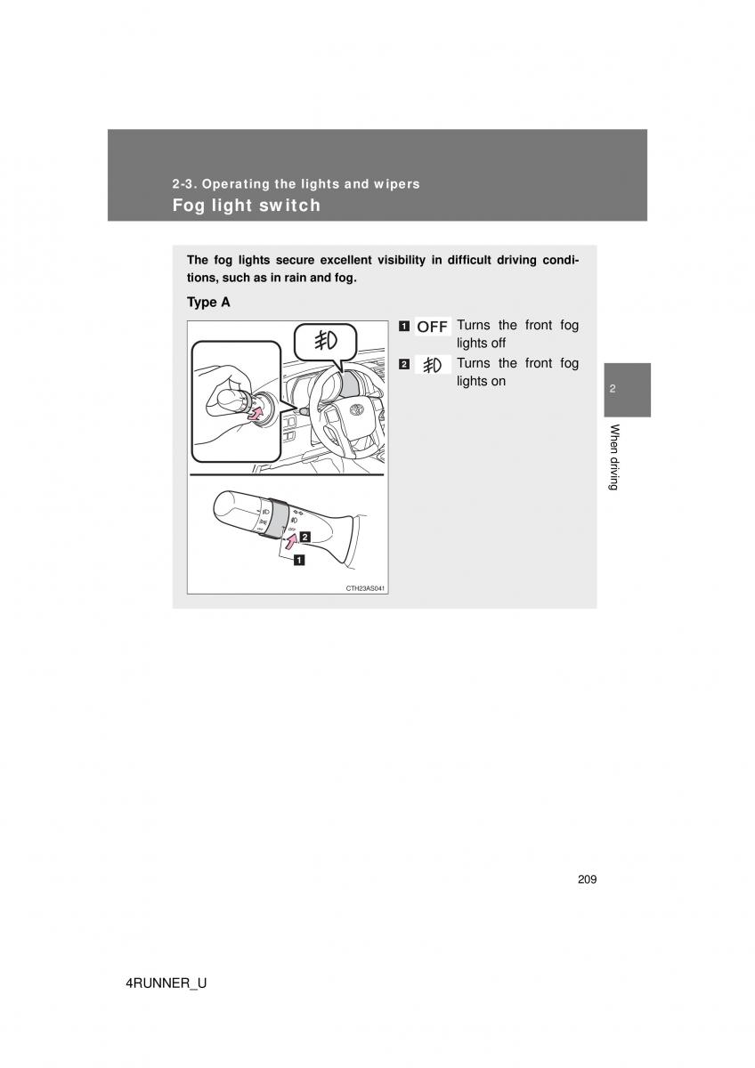 Toyota 4Runner 5 V N280 owners manual / page 178