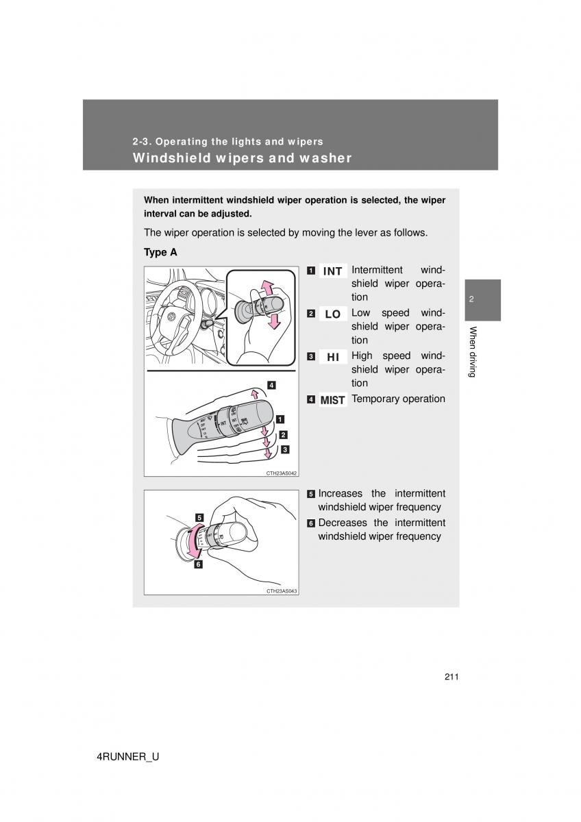 Toyota 4Runner 5 V N280 owners manual / page 180