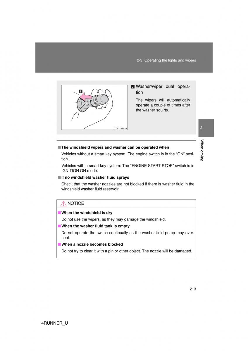 Toyota 4Runner 5 V N280 owners manual / page 182