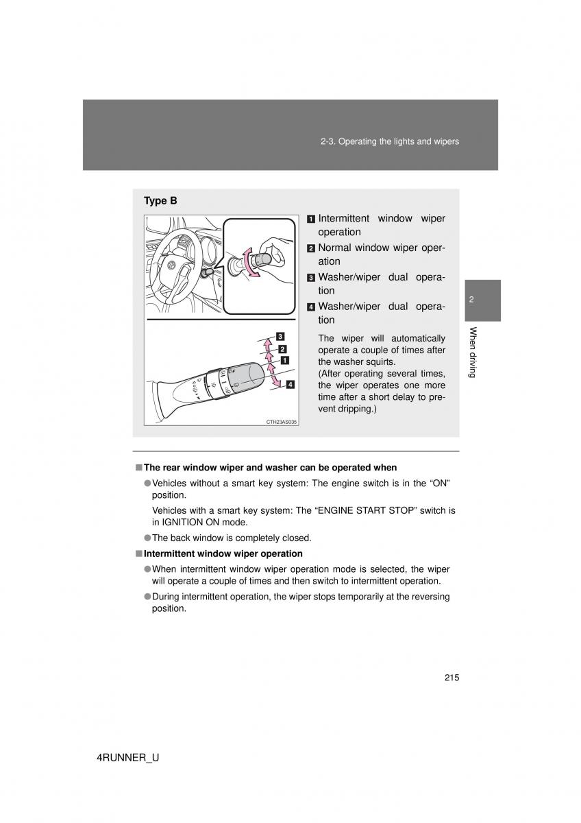 Toyota 4Runner 5 V N280 owners manual / page 184