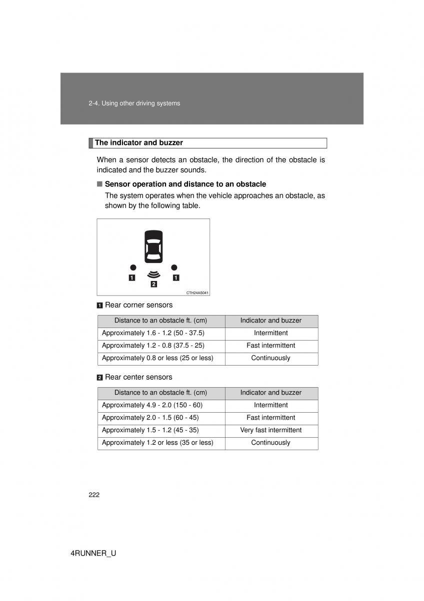 Toyota 4Runner 5 V N280 owners manual / page 191