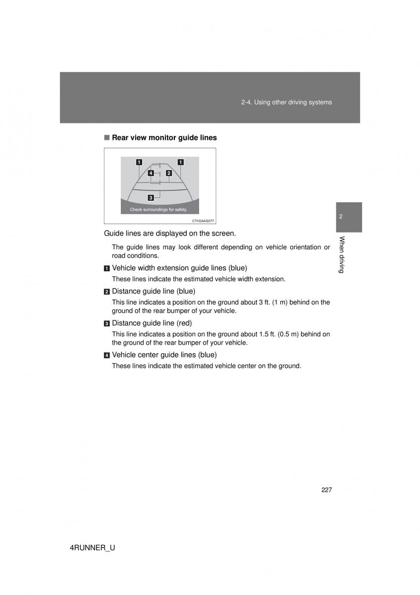 Toyota 4Runner 5 V N280 owners manual / page 196