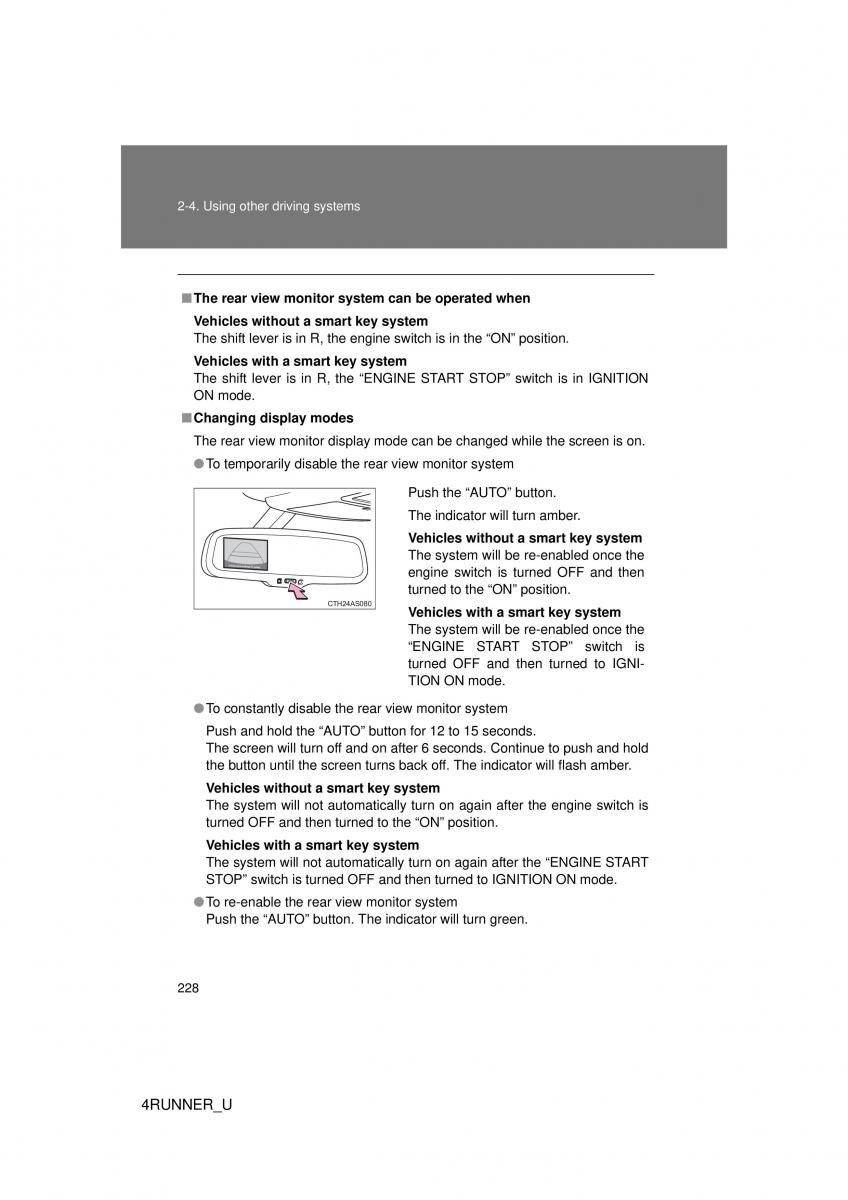 Toyota 4Runner 5 V N280 owners manual / page 197