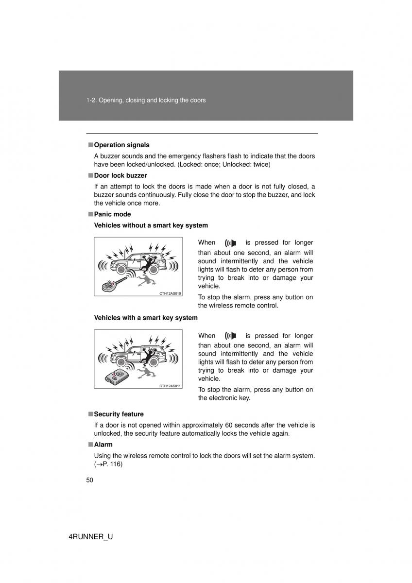 Toyota 4Runner 5 V N280 owners manual / page 20