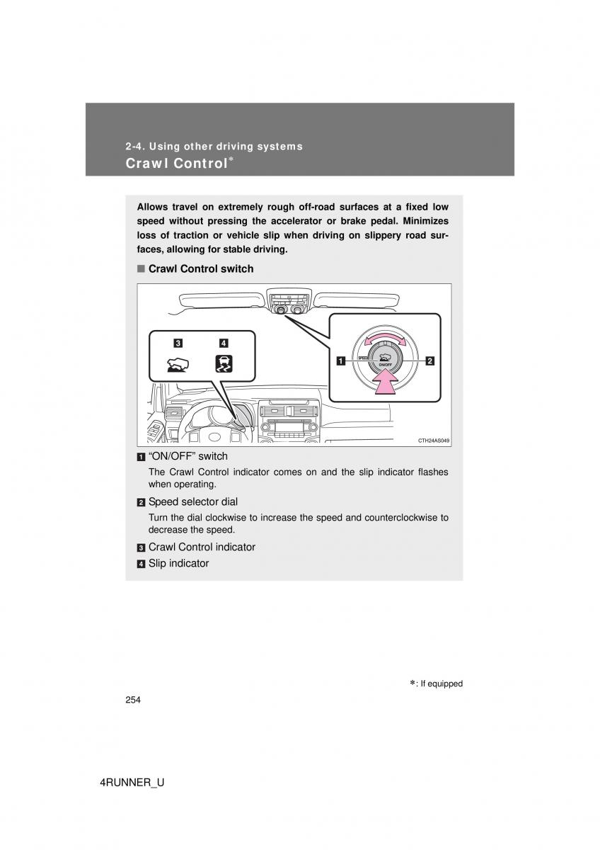 Toyota 4Runner 5 V N280 owners manual / page 223