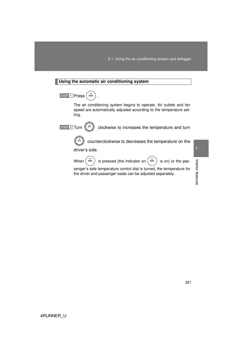 Toyota 4Runner 5 V N280 owners manual / page 288