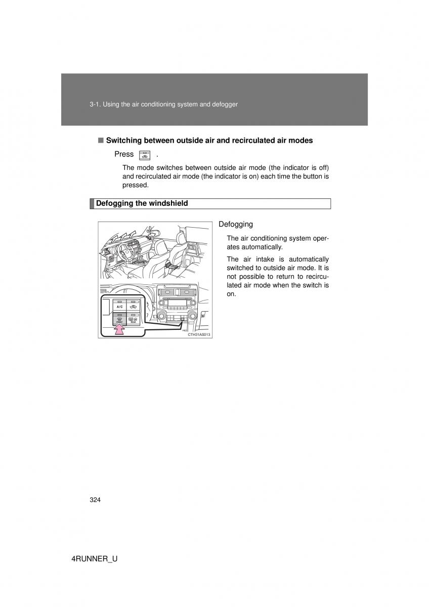 Toyota 4Runner 5 V N280 owners manual / page 291