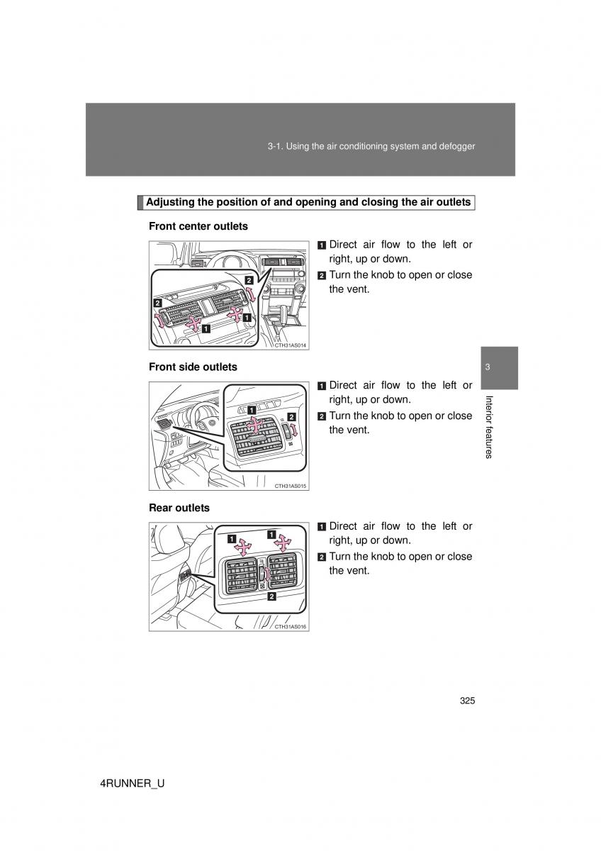 Toyota 4Runner 5 V N280 owners manual / page 292