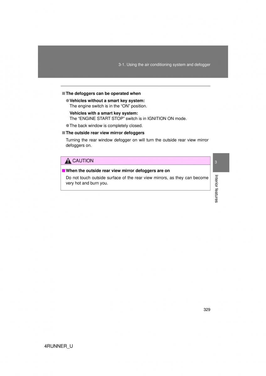 Toyota 4Runner 5 V N280 owners manual / page 296