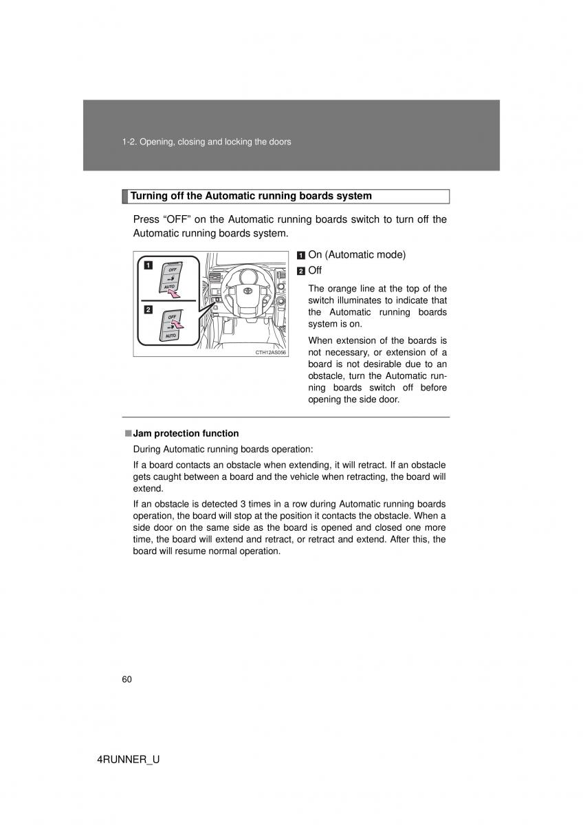 Toyota 4Runner 5 V N280 owners manual / page 30