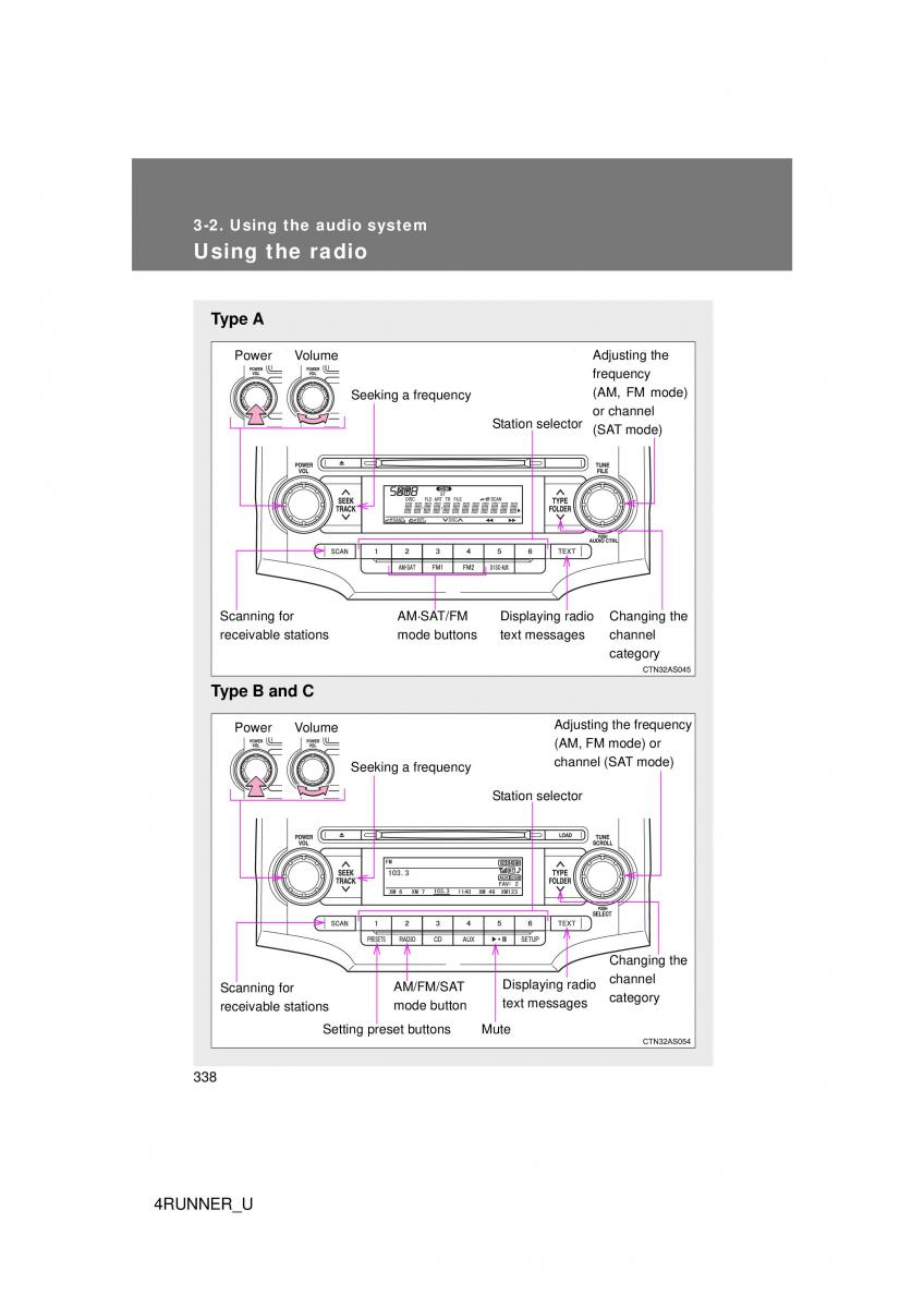 Toyota 4Runner 5 V N280 owners manual / page 305