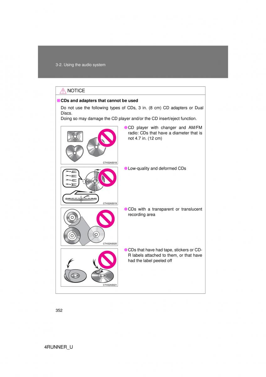 Toyota 4Runner 5 V N280 owners manual / page 319