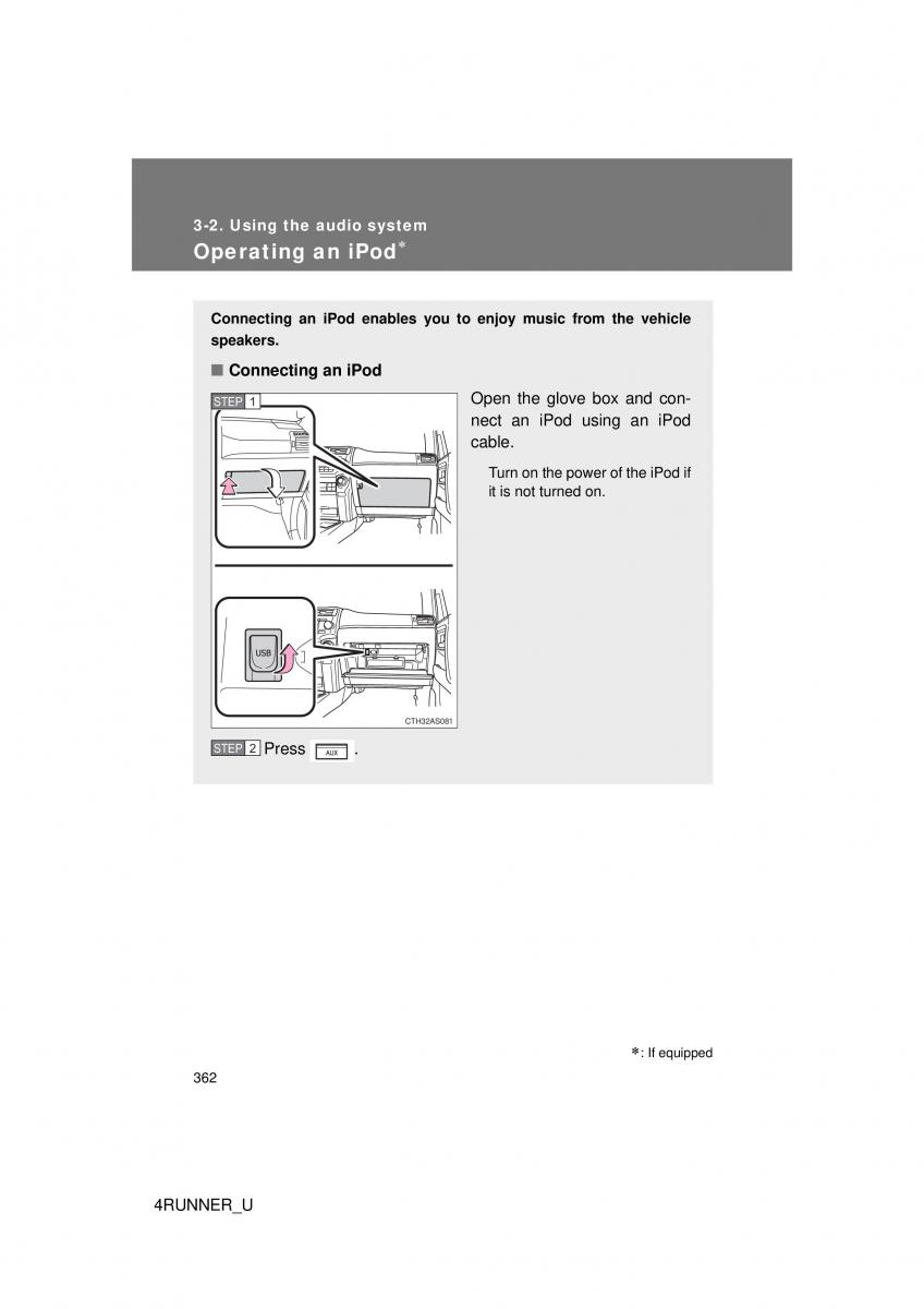 Toyota 4Runner 5 V N280 owners manual / page 329