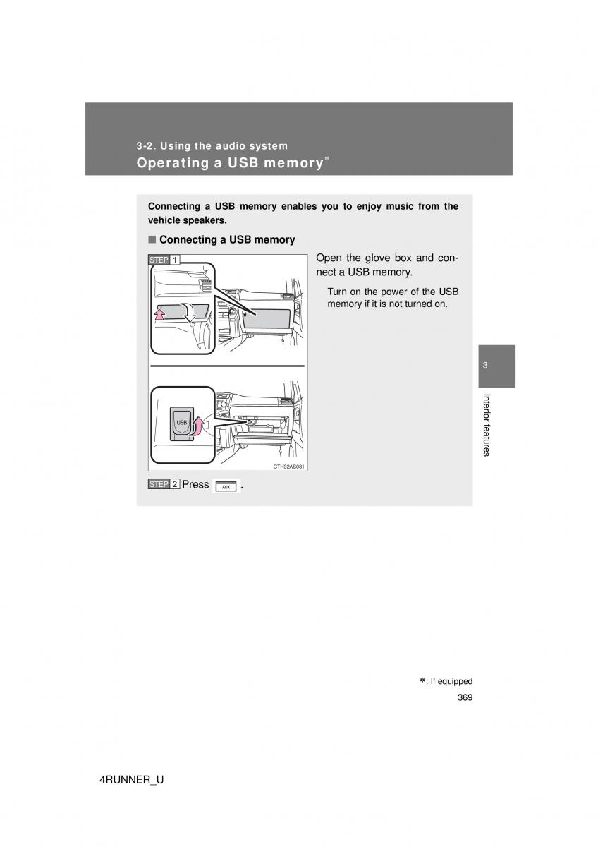 Toyota 4Runner 5 V N280 owners manual / page 336