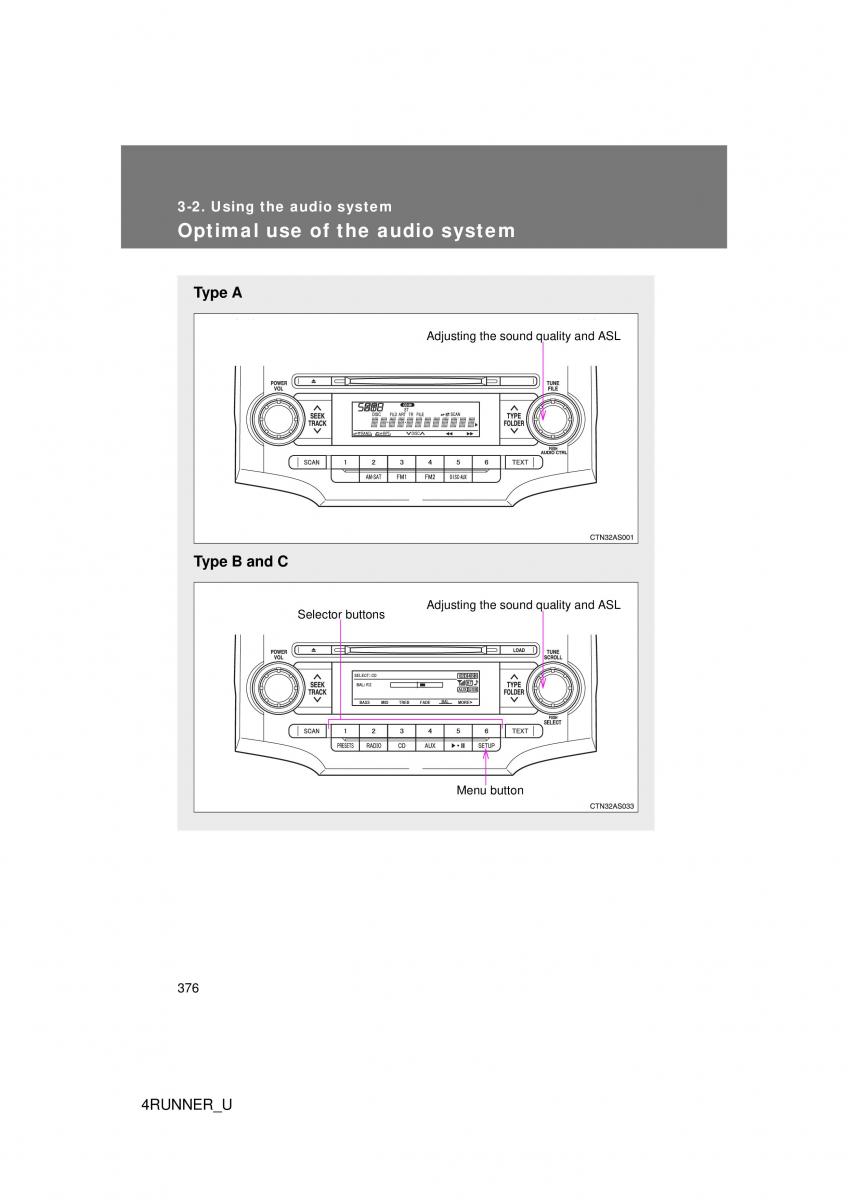 Toyota 4Runner 5 V N280 owners manual / page 343