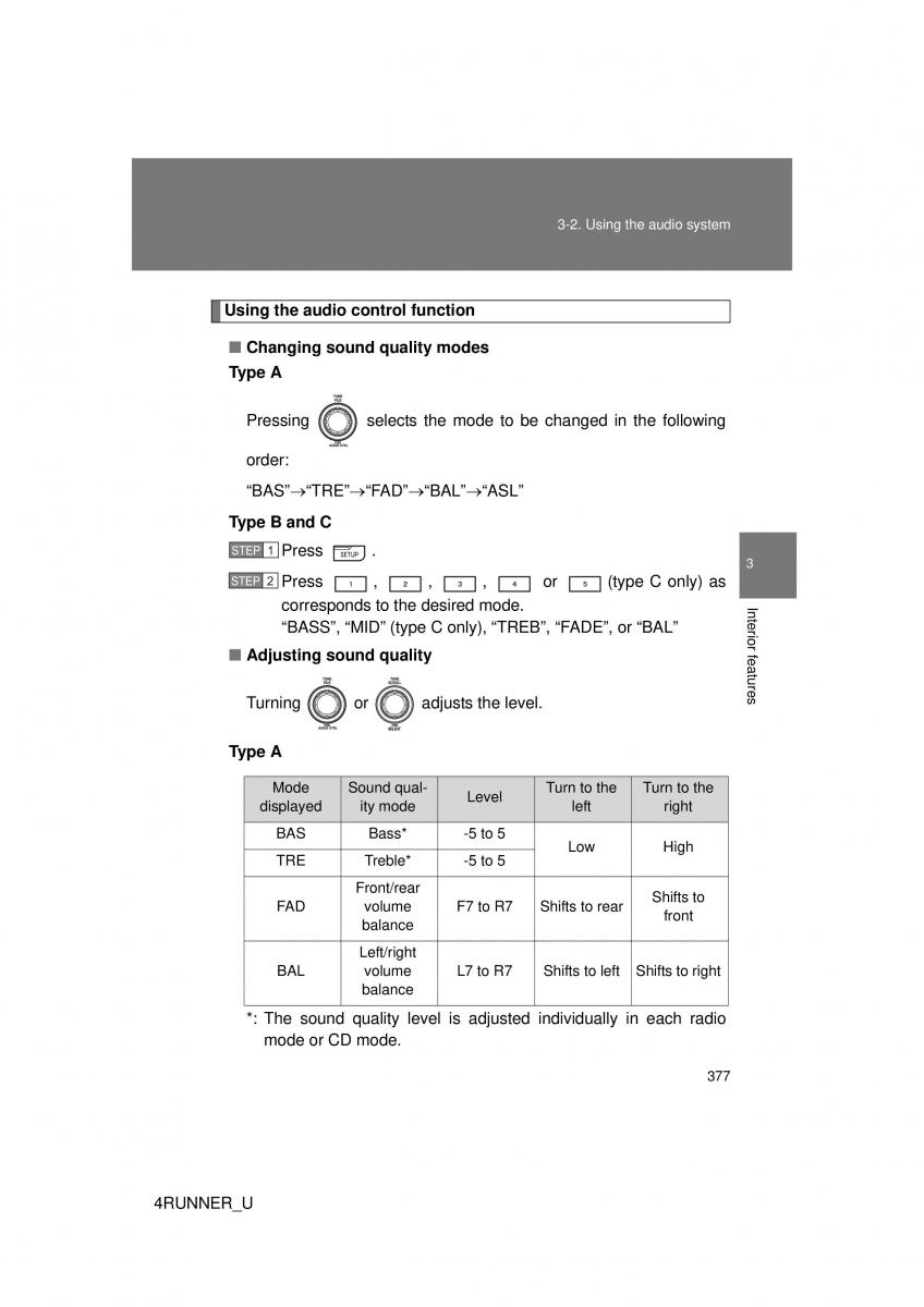 Toyota 4Runner 5 V N280 owners manual / page 344