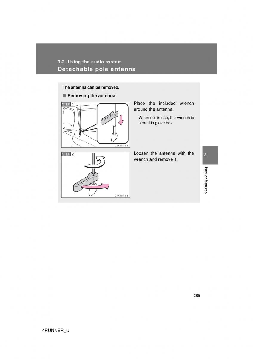 Toyota 4Runner 5 V N280 owners manual / page 352