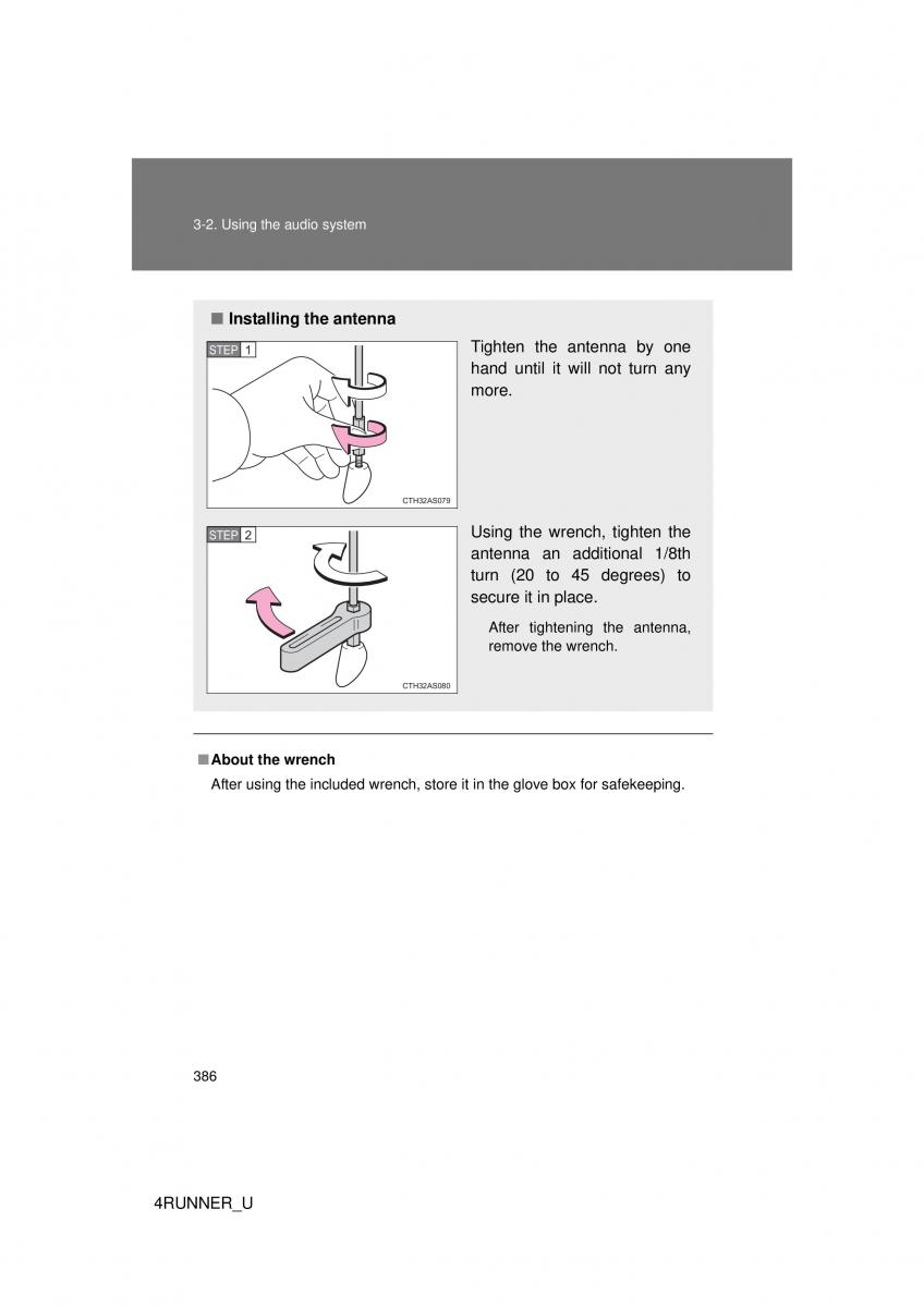 Toyota 4Runner 5 V N280 owners manual / page 353