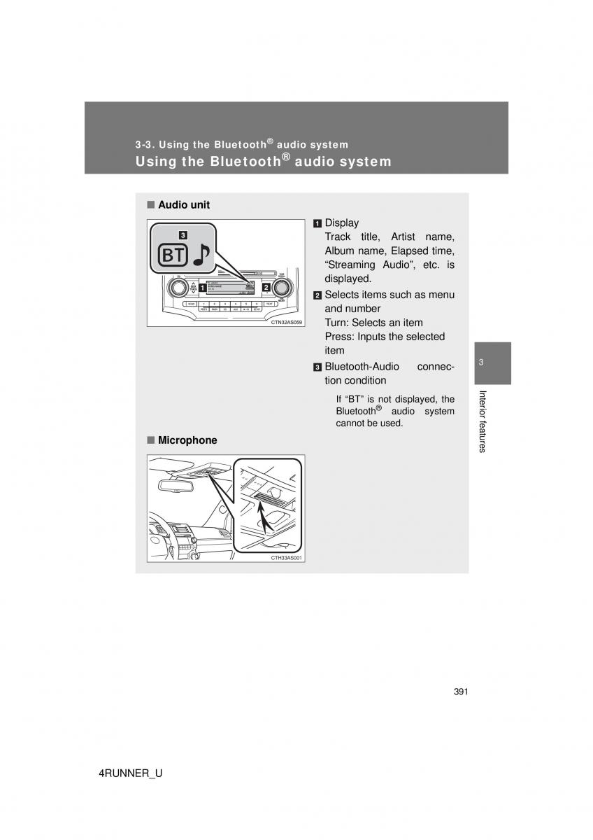 Toyota 4Runner 5 V N280 owners manual / page 358