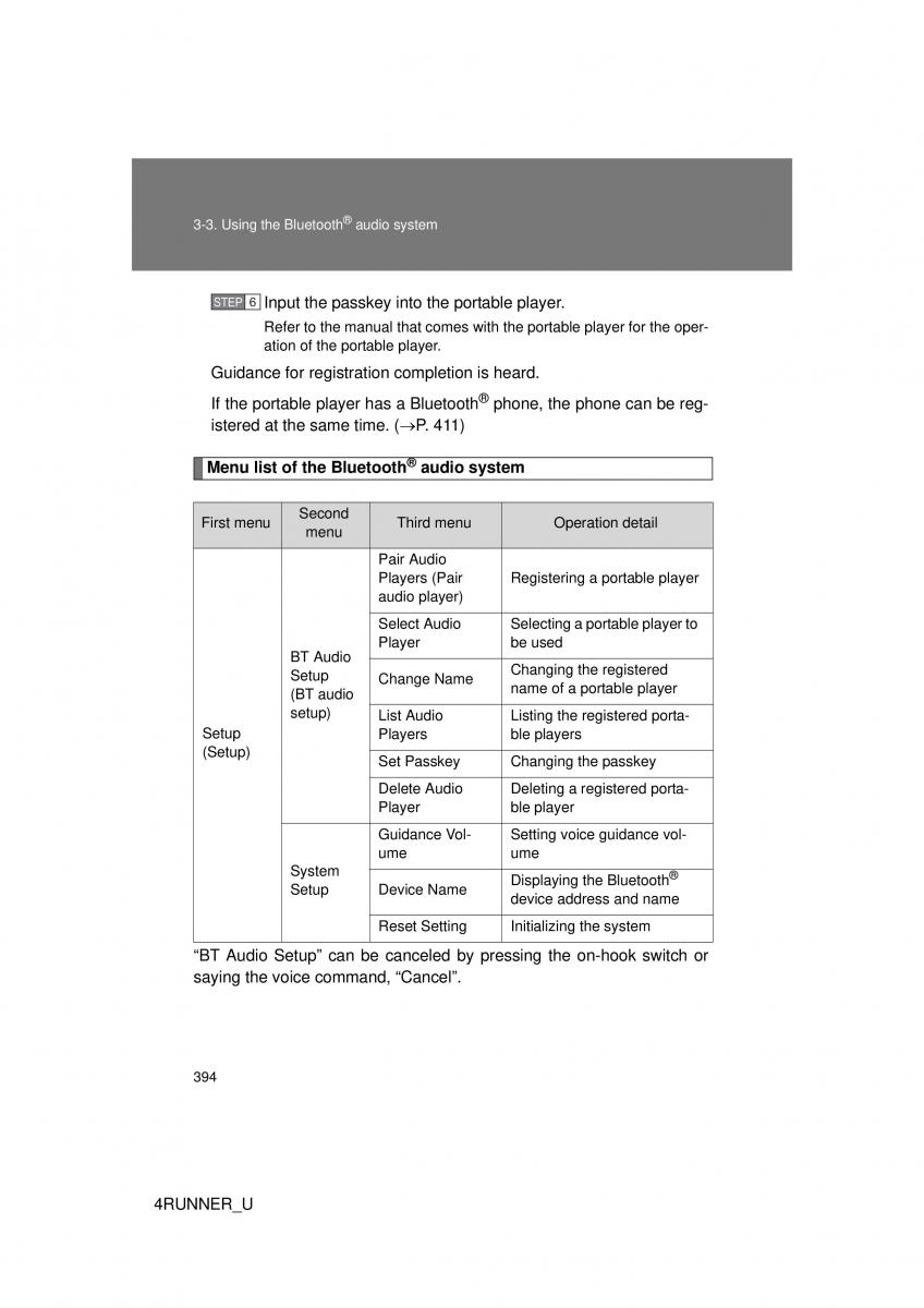 Toyota 4Runner 5 V N280 owners manual / page 361