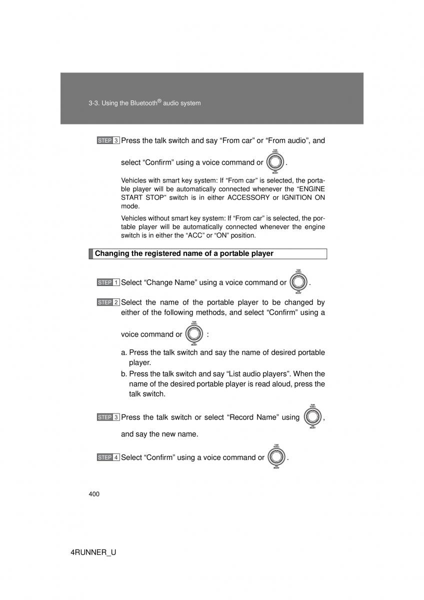 Toyota 4Runner 5 V N280 owners manual / page 367