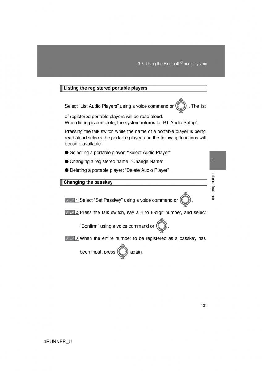 Toyota 4Runner 5 V N280 owners manual / page 368