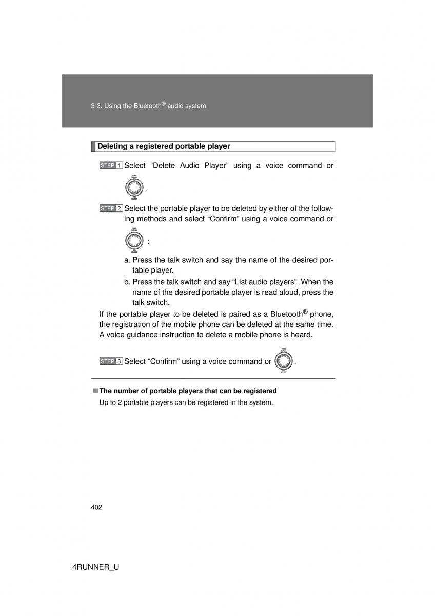 Toyota 4Runner 5 V N280 owners manual / page 369