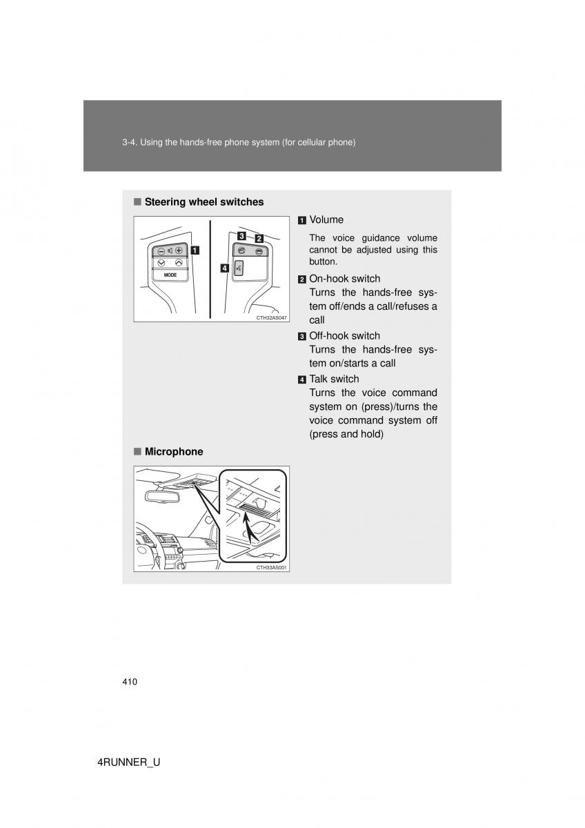 Toyota 4Runner 5 V N280 owners manual / page 377