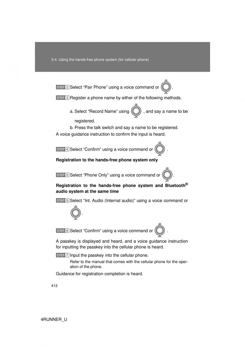 Toyota 4Runner 5 V N280 owners manual / page 379