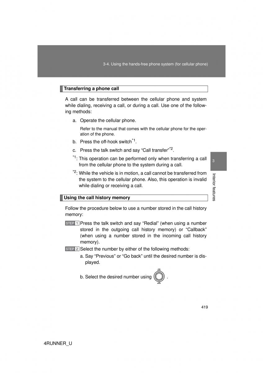 Toyota 4Runner 5 V N280 owners manual / page 386