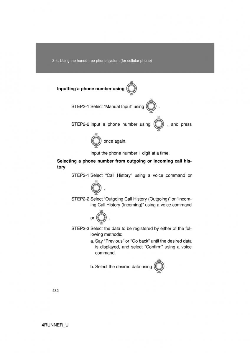 Toyota 4Runner 5 V N280 owners manual / page 399