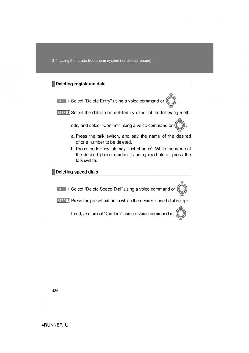 Toyota 4Runner 5 V N280 owners manual / page 403