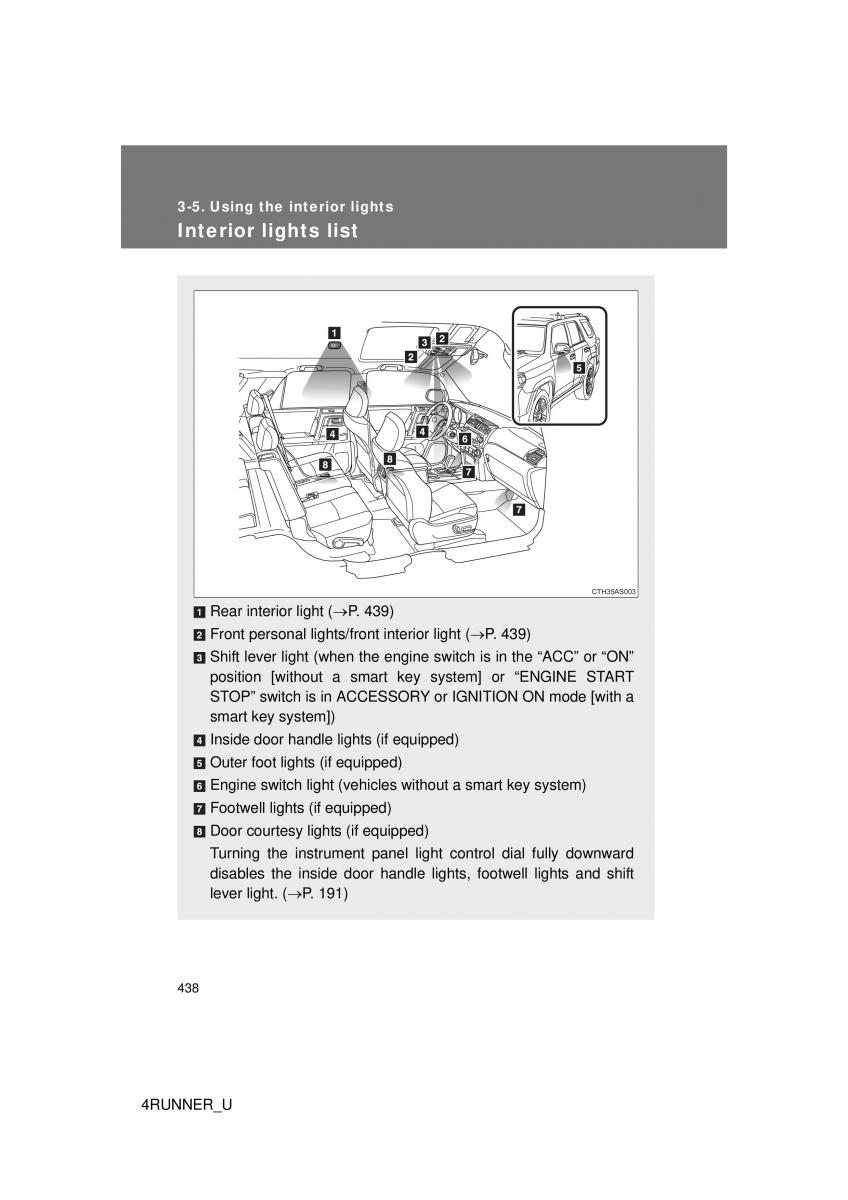 Toyota 4Runner 5 V N280 owners manual / page 405