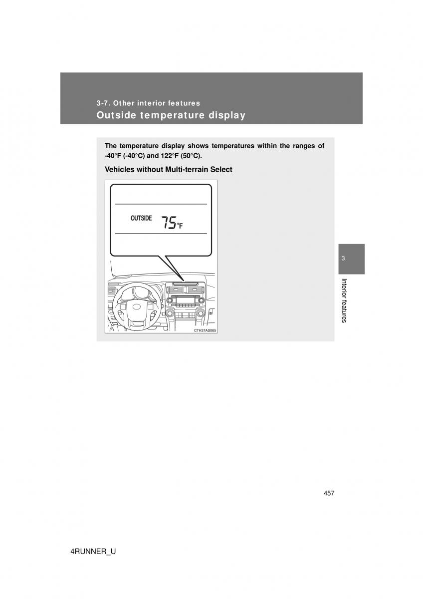 Toyota 4Runner 5 V N280 owners manual / page 424