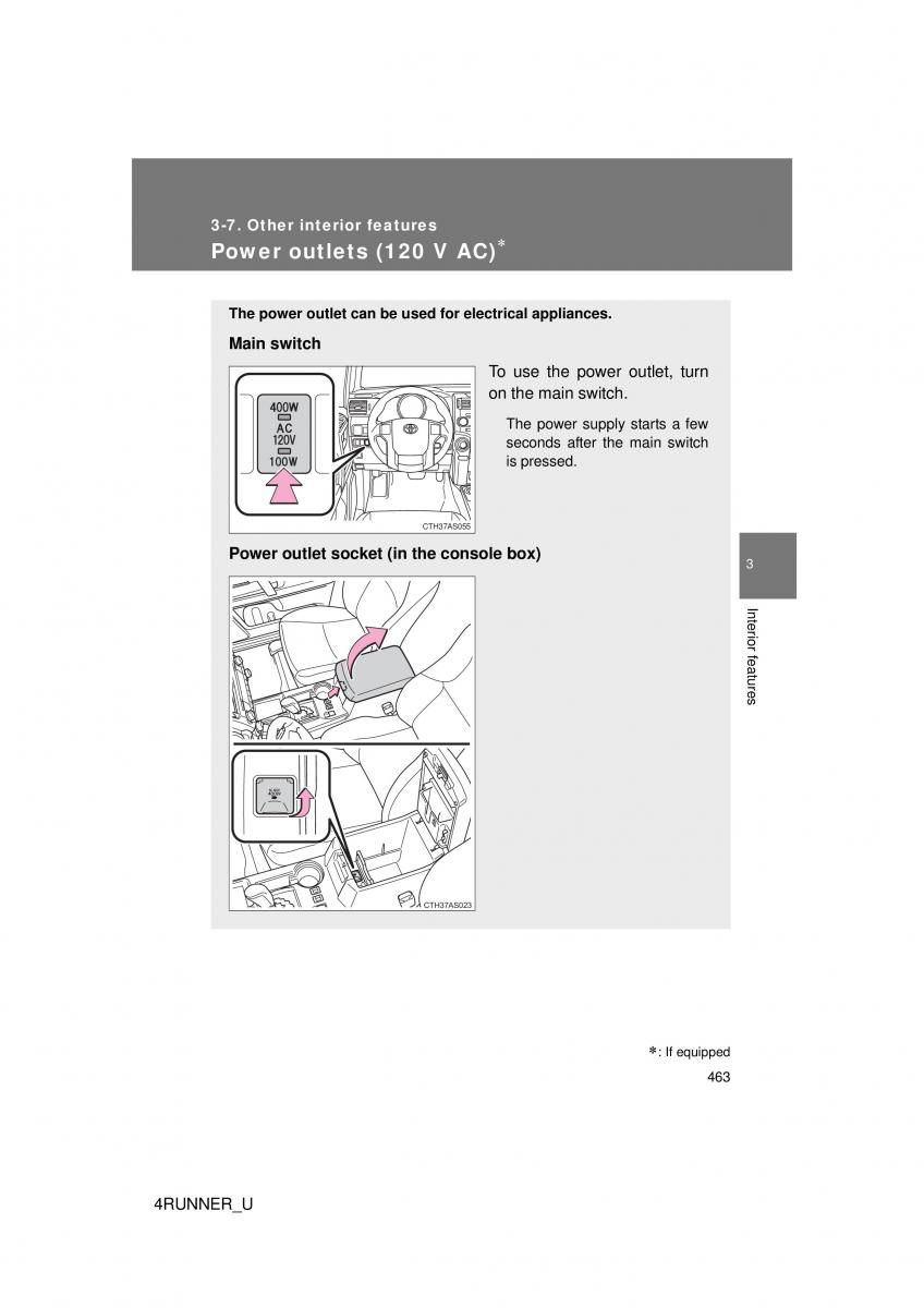 Toyota 4Runner 5 V N280 owners manual / page 430