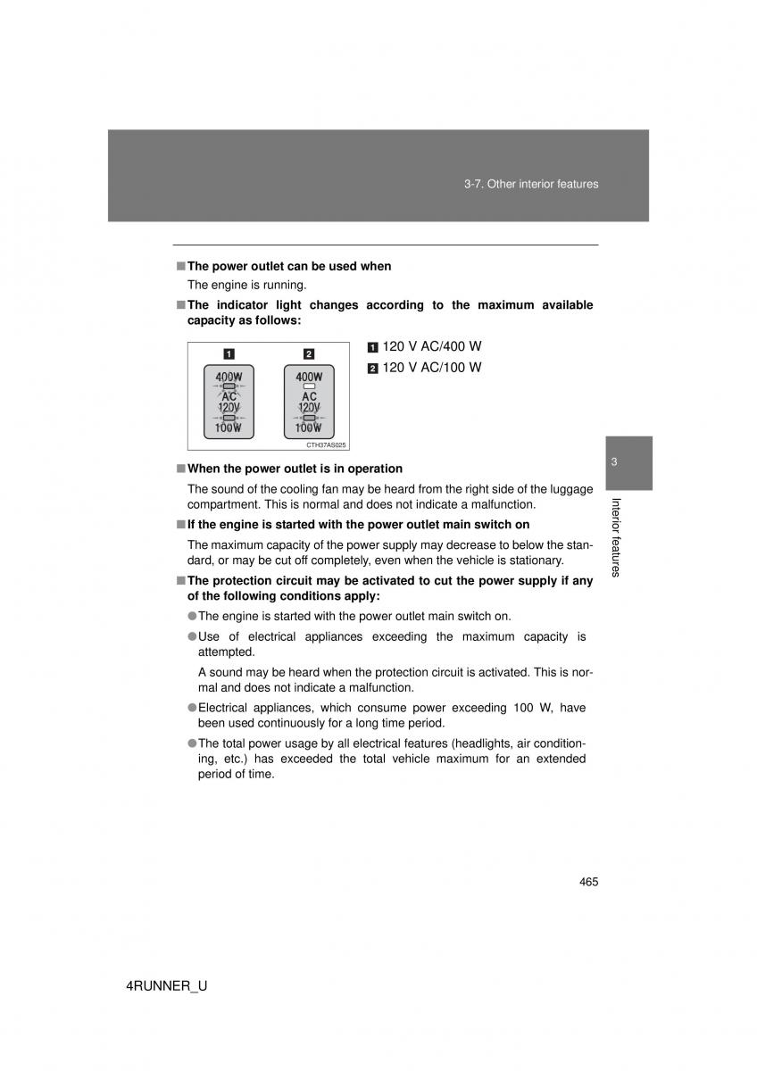 Toyota 4Runner 5 V N280 owners manual / page 432