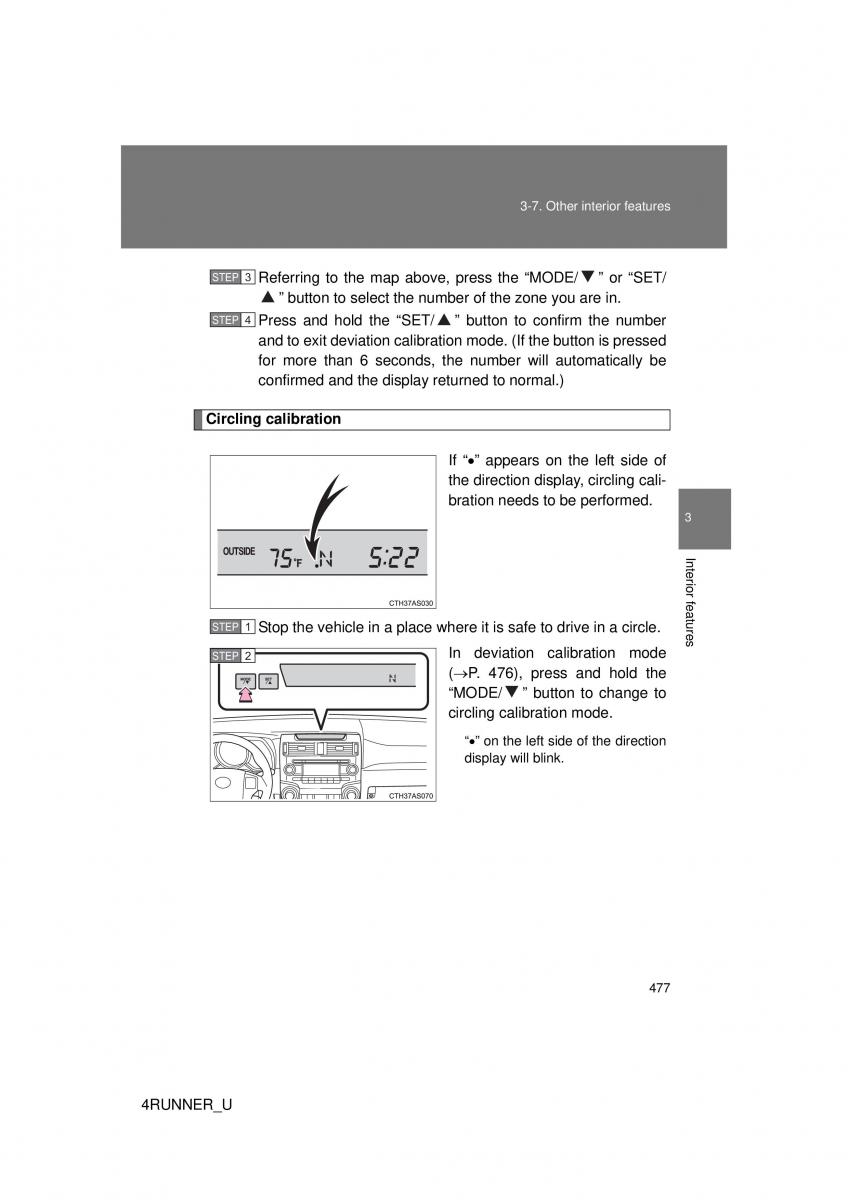 Toyota 4Runner 5 V N280 owners manual / page 444